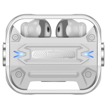 Casti Hoco wireless (EW55) - pentru jocuri, Bluetooth 5.3, True Wireless - Argintiu - Img 3