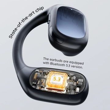 Casti JoyRoom fără fir (JR-OE1) - Bluetooth 5.3, Open-Ear, True Wireless, Microfon - Roz - Img 3