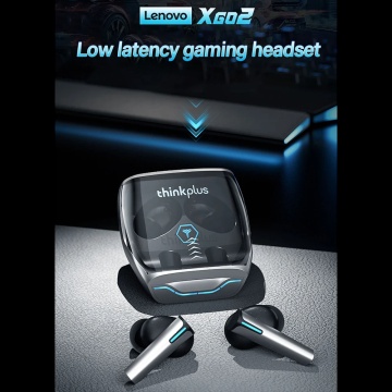 Casti Lenovo wireless (XG02) - pentru jocuri, Bluetooth 5.0, sunet Hi-Fi, design ergonomic - Negru - Img 3