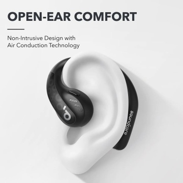 Casti wireless Bluetooth pentru sport Anker AeroFit Pro, Negru - Img 2