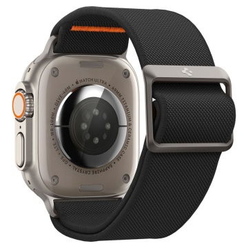 Curea Apple Watch 1/2/3/4/5/6/7/8/9/10/SE/SE 2/Ultra/Ultra 2 (42/44/45/46/49mm) Spigen Fit Lite Ultra - Negru - Img 5