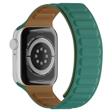 Curea Techsuit W035 - Apple Watch 1/2/3/4/5/6/7/8/9/10/SE/SE 2/Ultra/Ultra 2 (42/44/45/46/49mm) - Turcoaz - Img 2