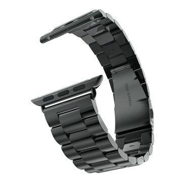 Curea Techsuit W036 - Apple Watch 1/2/3/4/5/6/7/8/9/10/SE/SE 2/Ultra/Ultra 2 (42/44/45/46/49mm) - Negru - Img 3