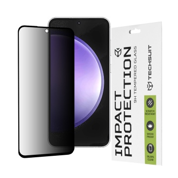 Folie sticla Samsung Galaxy S23 FE 111D Privacy Full Glue -Techsuit - Img 1