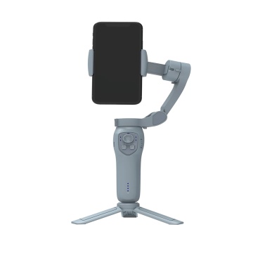 Gimbal pentru telefon cu Bluetooth si trepied Techsuit L7C Pro - Gri - Img 1