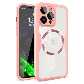 Husa 360° iPhone 12 Pro Techsuit ColorVerse - Roz - Img 1