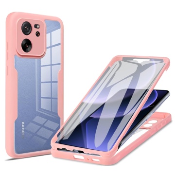 Husa 360° Xiaomi 13T Techsuit ColorVerse - Roz - Img 1