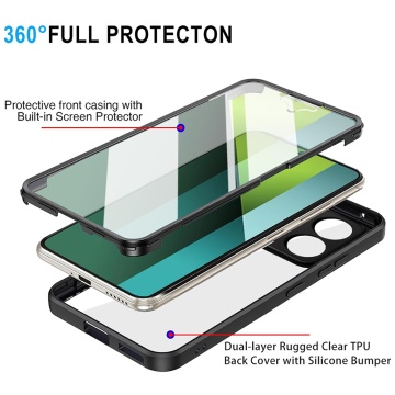 Husa 360° Xiaomi Redmi Note 13 Pro 5G Techsuit ColorVerse - Roz - Img 6