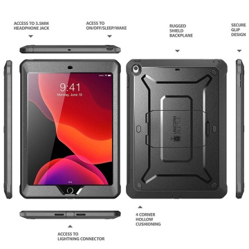 Husa Apple iPad 10.2 (2021/2020/2019), Negru - Img 3
