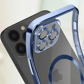 Husa Iphone 11 Pro Max MagSafe Blue - Img 3