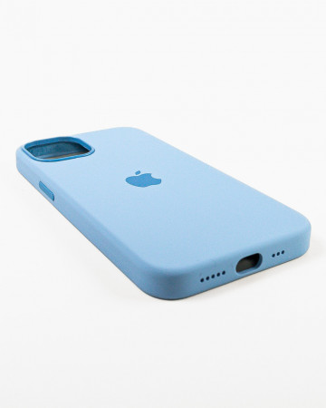 Husa Iphone 13 din silicon Albastru 1 MagSafe - Img 5