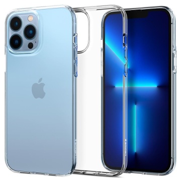 Husa iPhone 13 Pro Spigen Liquid Crystal - Transparenta - Img 1