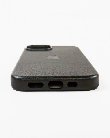 Husa Iphone 14 din piele naturala Neagra MagSafe - Img 3