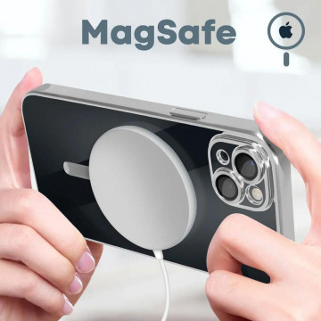 Husa Iphone 14 MagSafe Silver - Img 2
