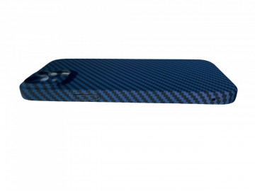 Husa Iphone 14 Plus Carbon Fibre Blue - Img 4