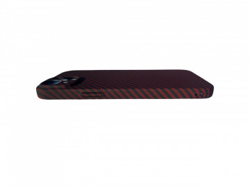 Husa Iphone 14 Plus Carbon Fibre Red - Img 3
