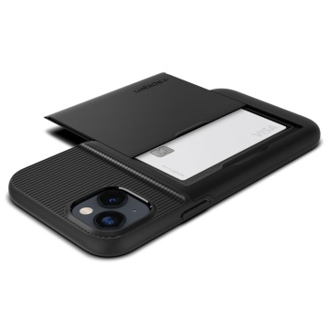 Husa Iphone 14 Plus Spigen - Slim Armor CS, Negru - Img 5
