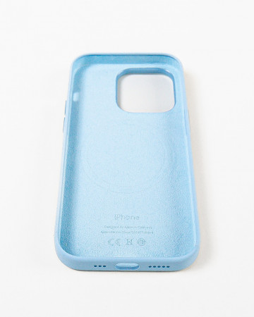 Husa Iphone 14 Pro din silicon Albastru Sky MagSafe - Img 5
