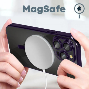 Husa Iphone 14 Pro Max MagSafe Purple - Img 3