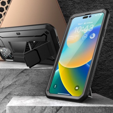 Husa Iphone 14 Pro Max Supcase - Unicorn Beetle Pro, Negru - Img 5