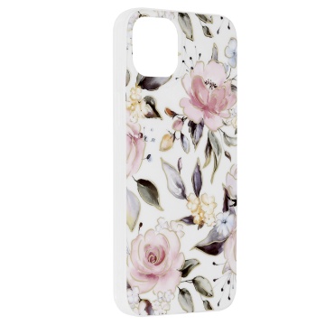 Husa Iphone 14 Pro Max Techsuit - Marble Series, Chloe White - Img 2