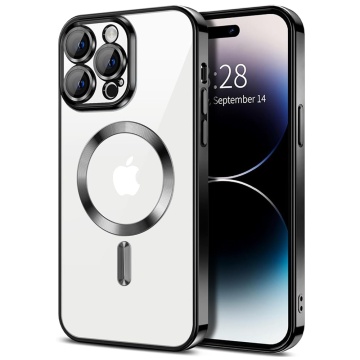 Husa Iphone 14 Pro Techsuit - Luxury Crystal MagSafe, Negru - Img 1
