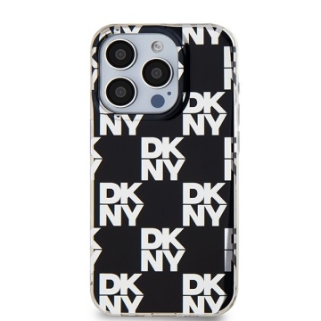 Husa iPhone 15 Pro Max - DKNY IML Checkered Mono Pattern (DKHCP15XHDLCEK) - Black - Img 6