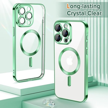 Husa iPhone 15 Pro Max, MagSafe - Verde Deschis - Img 2