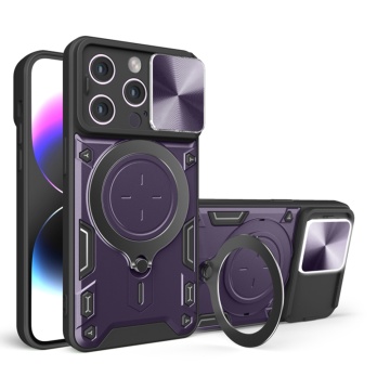 Husa iPhone 15 Pro Max Techsuit CamGuard Pro - Mov - Img 1