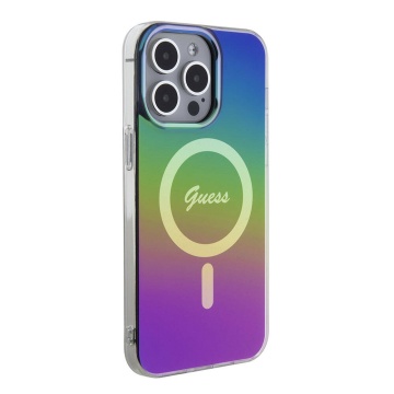 Husa iPhone 15 Pro originala Guess IML Iridescent MagSafe GUHMP15LHITSK- Multicolor - Img 6