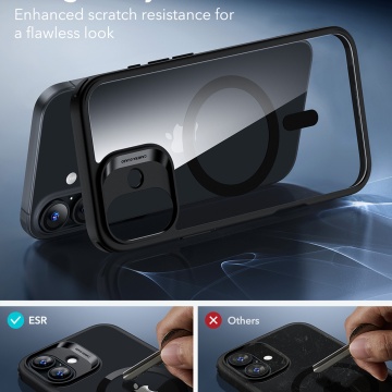 Husa iPhone 16 Plus ESR Classic Hybrid HaloLock- Clear Black - Img 6