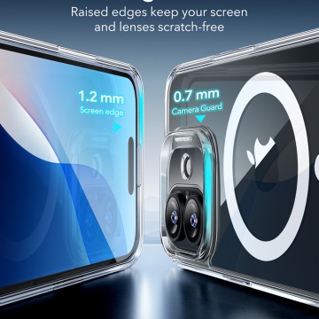 Husa iPhone 16 Plus ESR Classic Hybrid HaloLock- Clear - Img 2