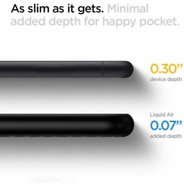 Husa Iphone 8 Spigen Liquid Air - Negru Mat - Img 4
