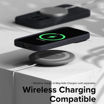 Husa MagSafe Silicon - Iphone 15 Pro Max, Bej - Img 6