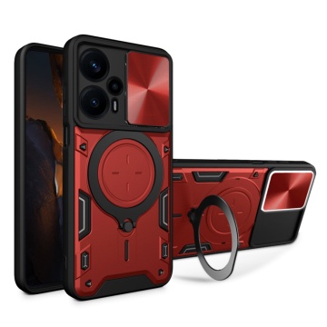 Husa Motorola Moto G23 Techsuit CamGuard Pro - Rosu - Img 1