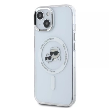 Husa pentru iPhone 15 - Karl Lagerfeld IML MagSafe (KLHMP15SHLSKCH) - Metal - Img 3