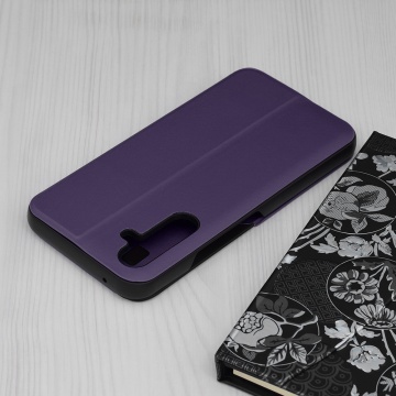 Husa Samsung Galaxy A54 Eco Leather View flip tip carte, Purple - Img 3