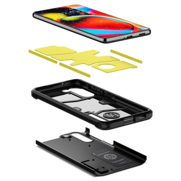 Husa Samsung Galaxy S21 FE 5G Spigen Tough Armor - Negru - Img 5
