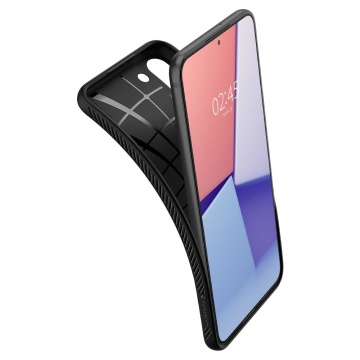 Husa Samsung Galaxy S22 5G Spigen Liquid Air - Negru Mat - Img 3