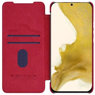 Husa Samsung Galaxy S23 Plus Nillkin QIN Pro Leather, Red - Img 6