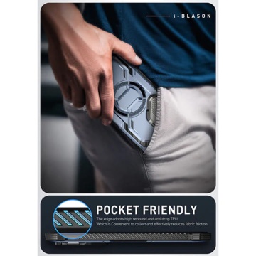 Husa Samsung Galaxy S24 Ultra, I-Blason Armorbox MagSafe- Albastru - Img 5