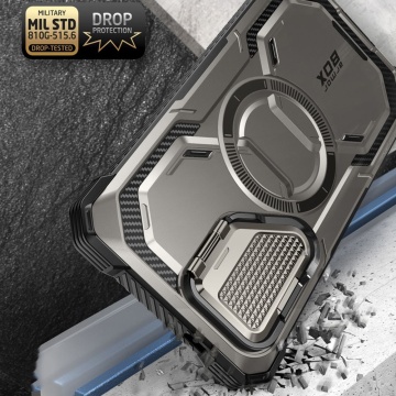 Husa Samsung Galaxy S24 Ultra, I-Blason Armorbox MagSafe- Gri - Img 4