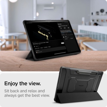 Husa Samsung Galaxy Tab S9 FE Plus Spigen Rugged Armor Pro- Negru - Img 6