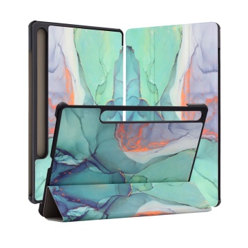 Husa Samsung Galaxy Tab S9 / S9 FE, Green Time - Img 1