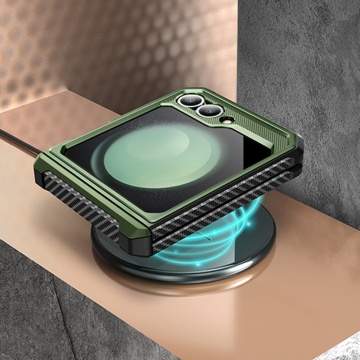 Husa Samsung Galaxy Z Flip6 Supcase Unicorn Beetle Pro - Verde - Img 3