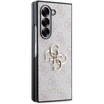 Husa Samsung Galaxy Z Fold6 Guess Leather 4G Metal Logo GUHCZFD64GMGPI- Alb - Img 3