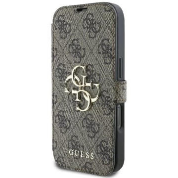 Husa tip carte iPhone 16 Pro Guess Book 4G- Maro - Img 4