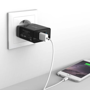 Incarcator de perete Anker (A2021L11) - 2 x USB, 24 W, PowerIQ - Negru - Img 7