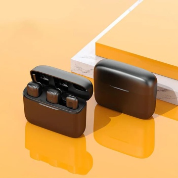 [Pachet 2x] Lavaliera wireless Type-C Techsuit LW4 - Negru - Img 2