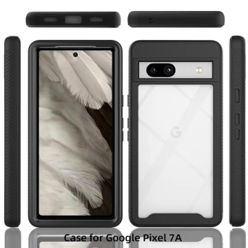 Pachet 360° Husa + folie Google Pixel 7a Techsuit Defense - Negru - Img 3